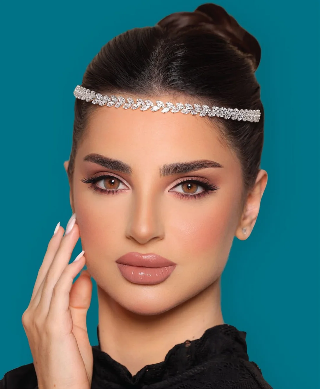 Luminous Latin Brown colored contact lenses