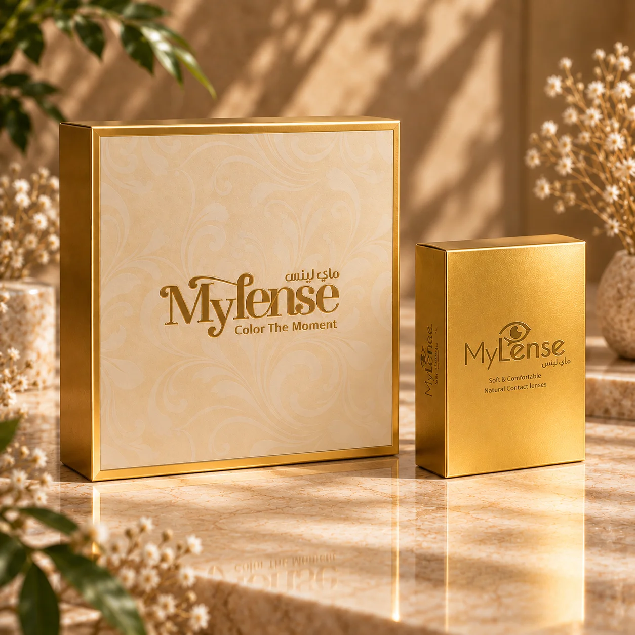 MyLense Gold Collection packaging